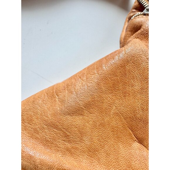 MARC BY MARC JACOBS Kelsey Tan Brown Pebbled Leather Top Handle Hobo Purse - Picture 5 of 16